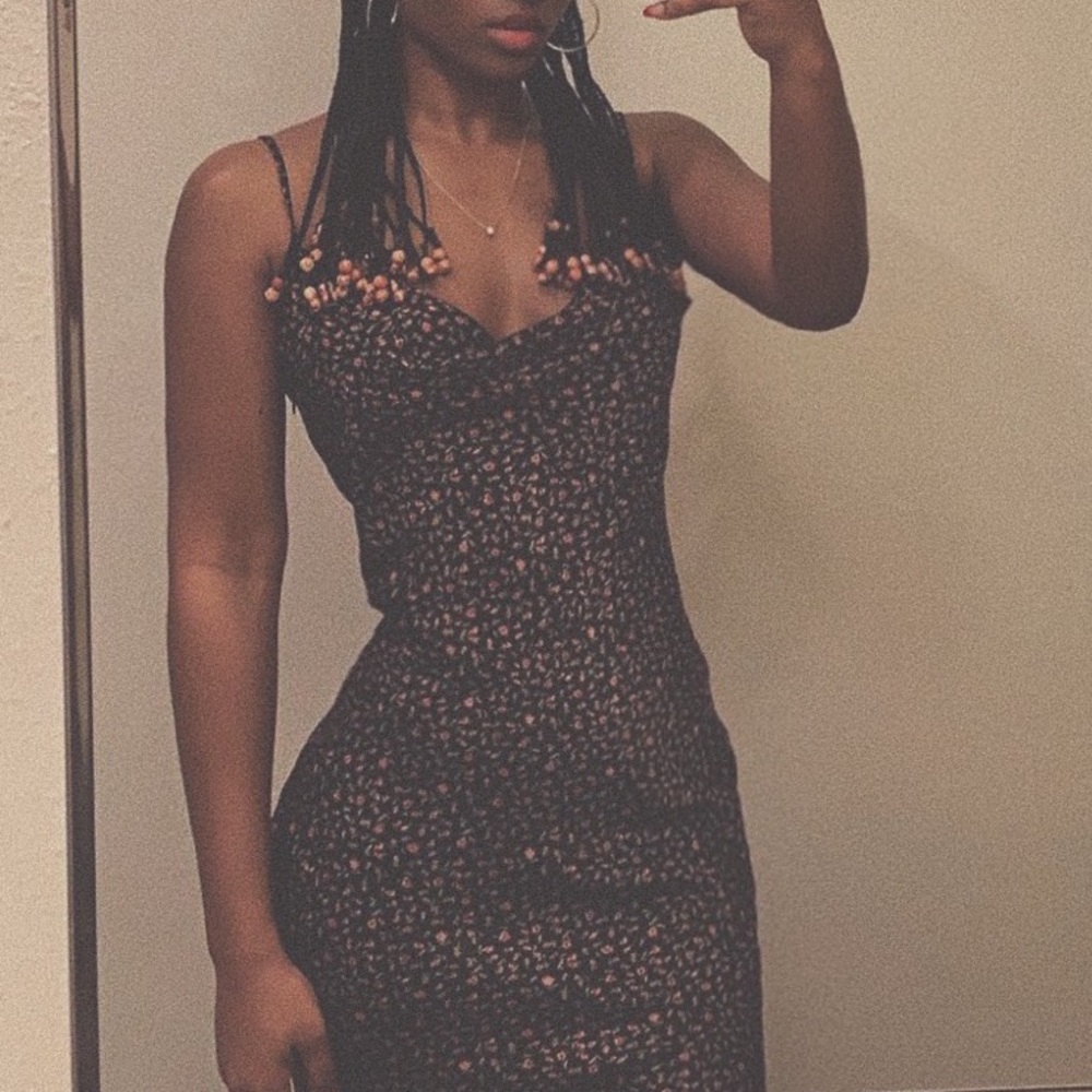 Floral midi dress